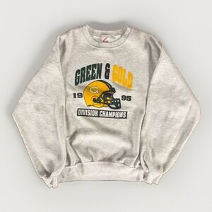 Vintage 1995 Green Bay Packers Central Division Champions crewneck sweatshirt 2X